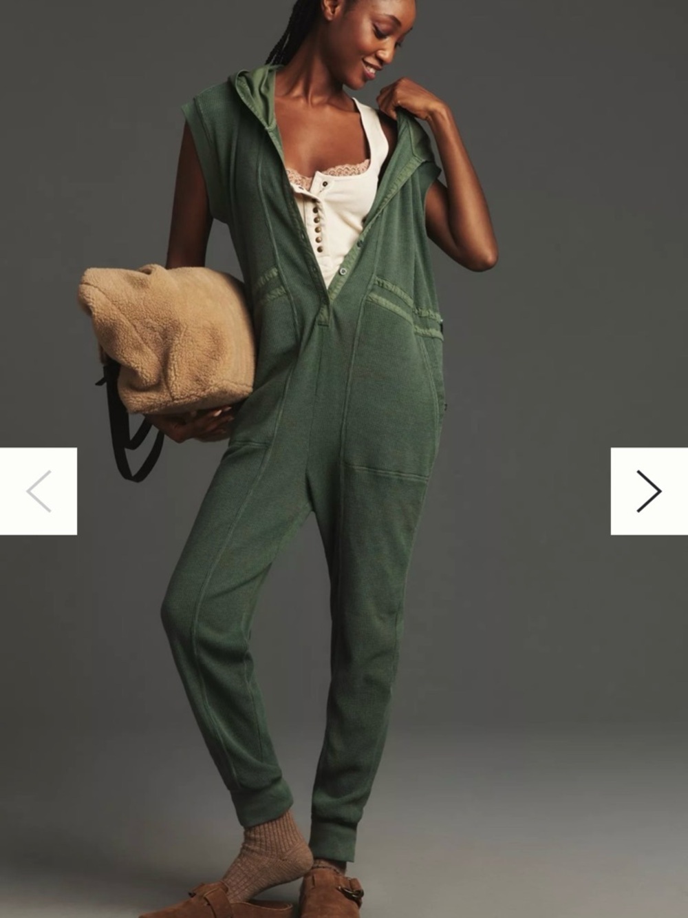 Daily Practice by Anthropologie Vapor Waffle Jumpsuit